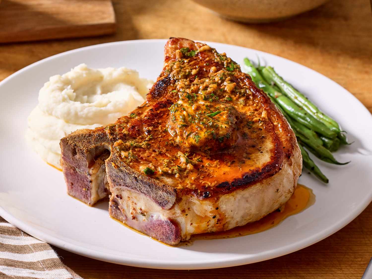 Cowboy Butter Pork Chops