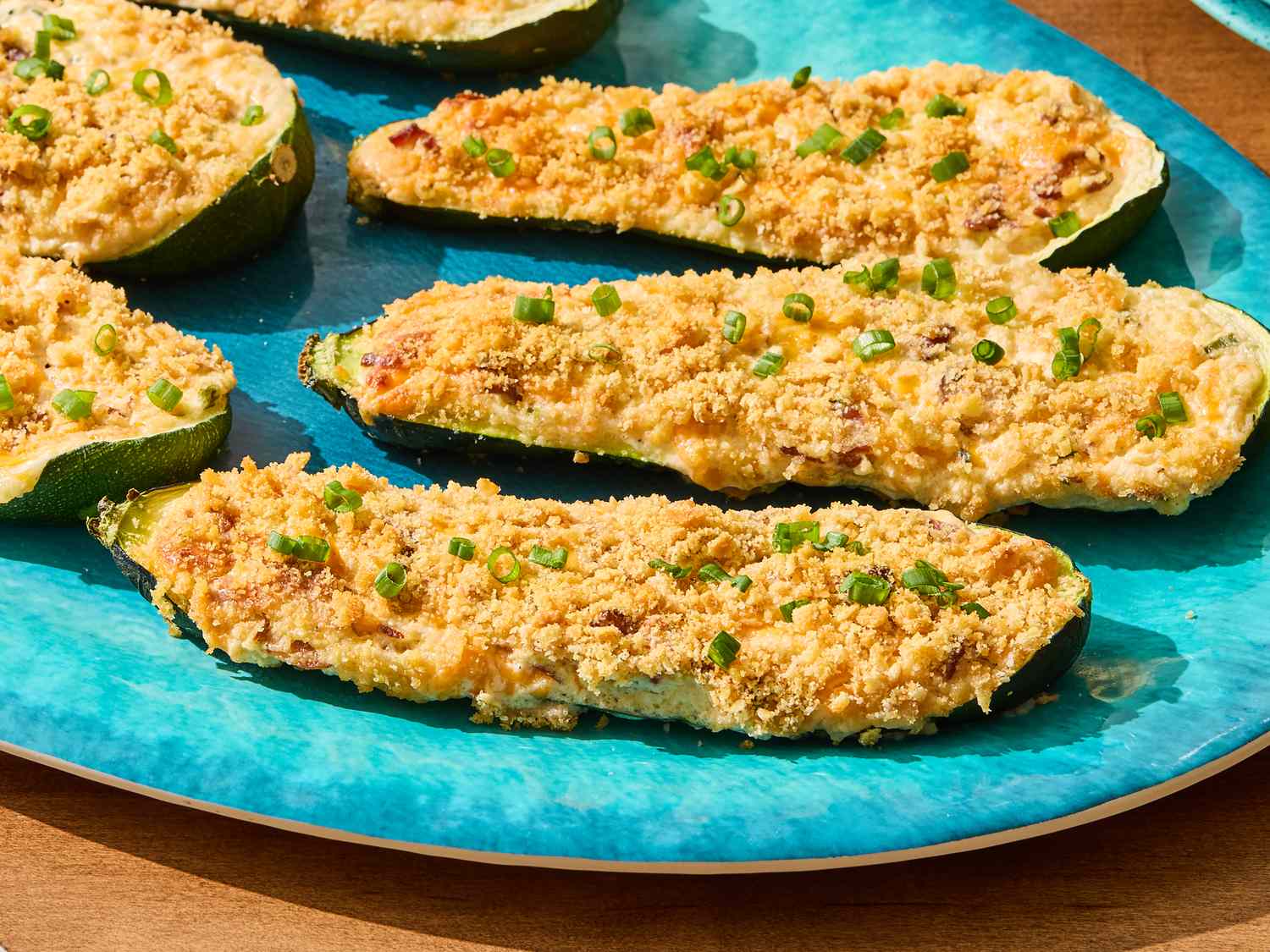 Million Dollar Stuffed Zucchini